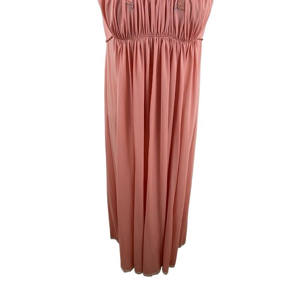 50’s Dusty Pink Robe and Nightgown Set by Claire Sandra By Lucie Ann main image 0